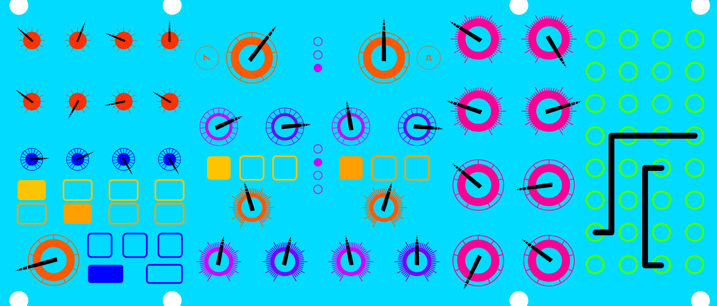 Aquatic Chords patch diagram for Moog Subharmonicon