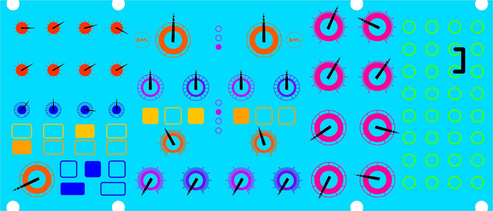 At-Moog-Sphere patch diagram for Moog Subharmonicon
