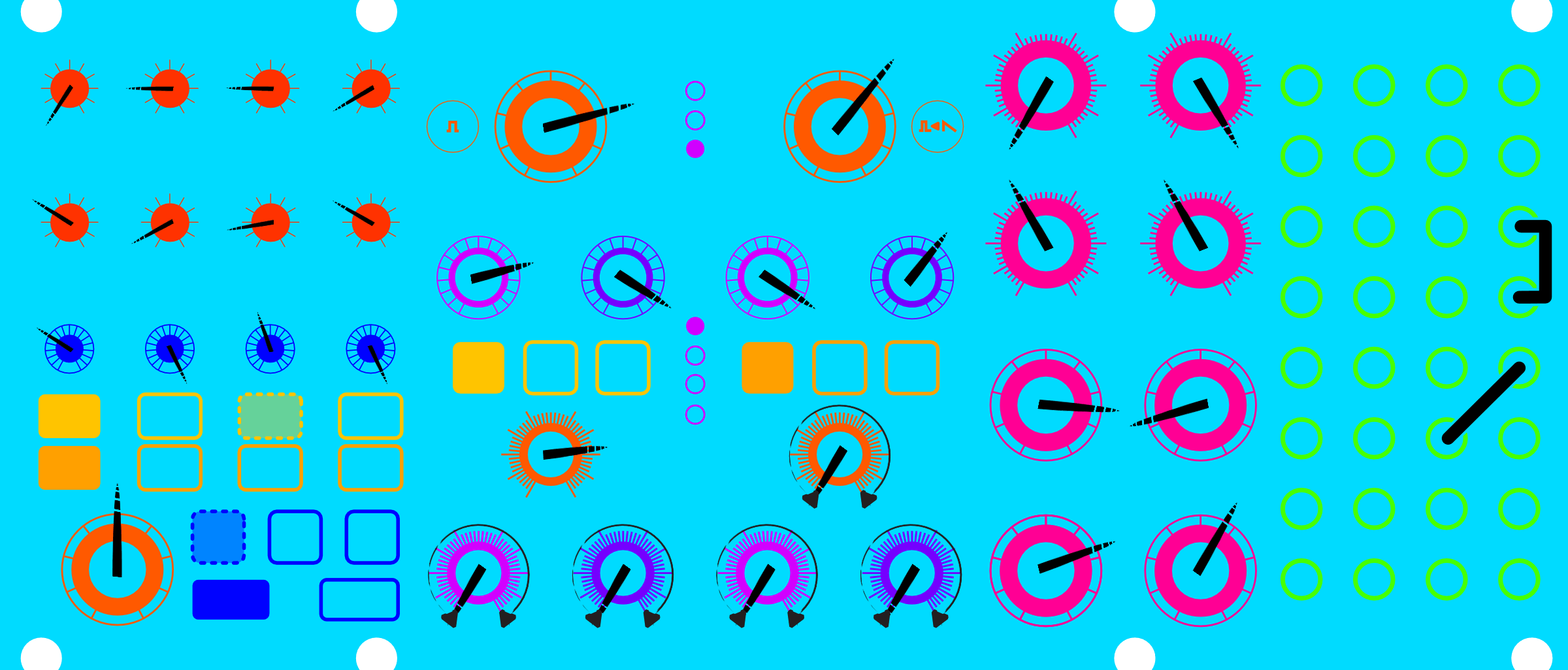 Cloud Path patch diagram for Moog Subharmonicon
