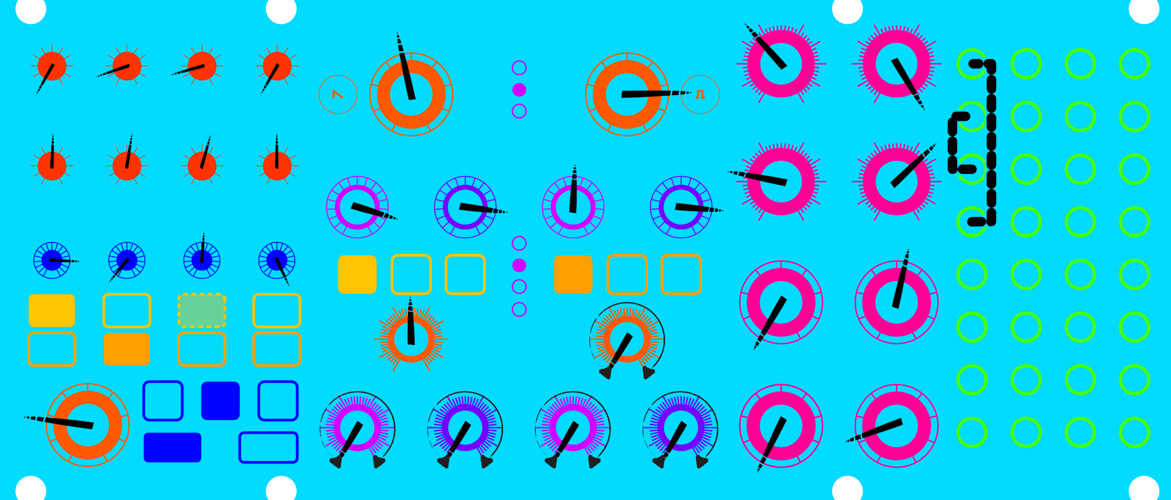 HeadSpaceSmash patch diagram for Moog Subharmonicon