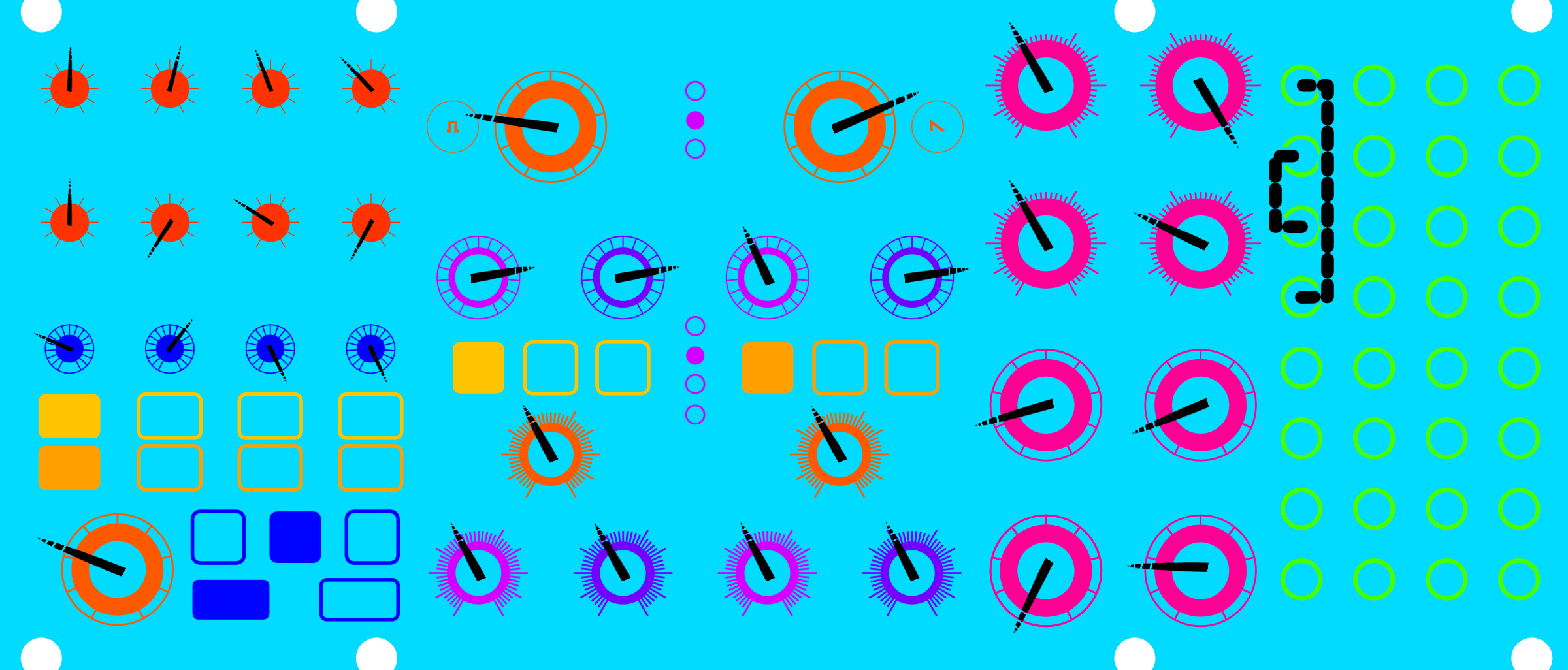 Heartbeat patch diagram for Moog Subharmonicon