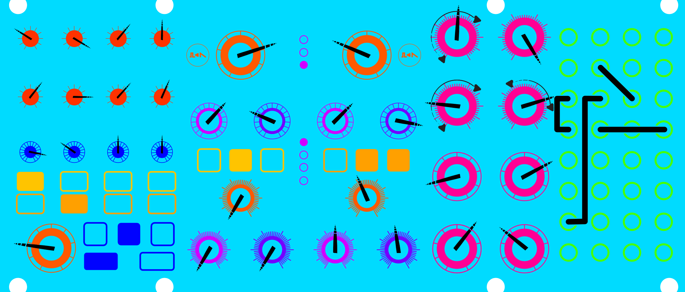 Sewer Crush patch diagram for Moog Subharmonicon
