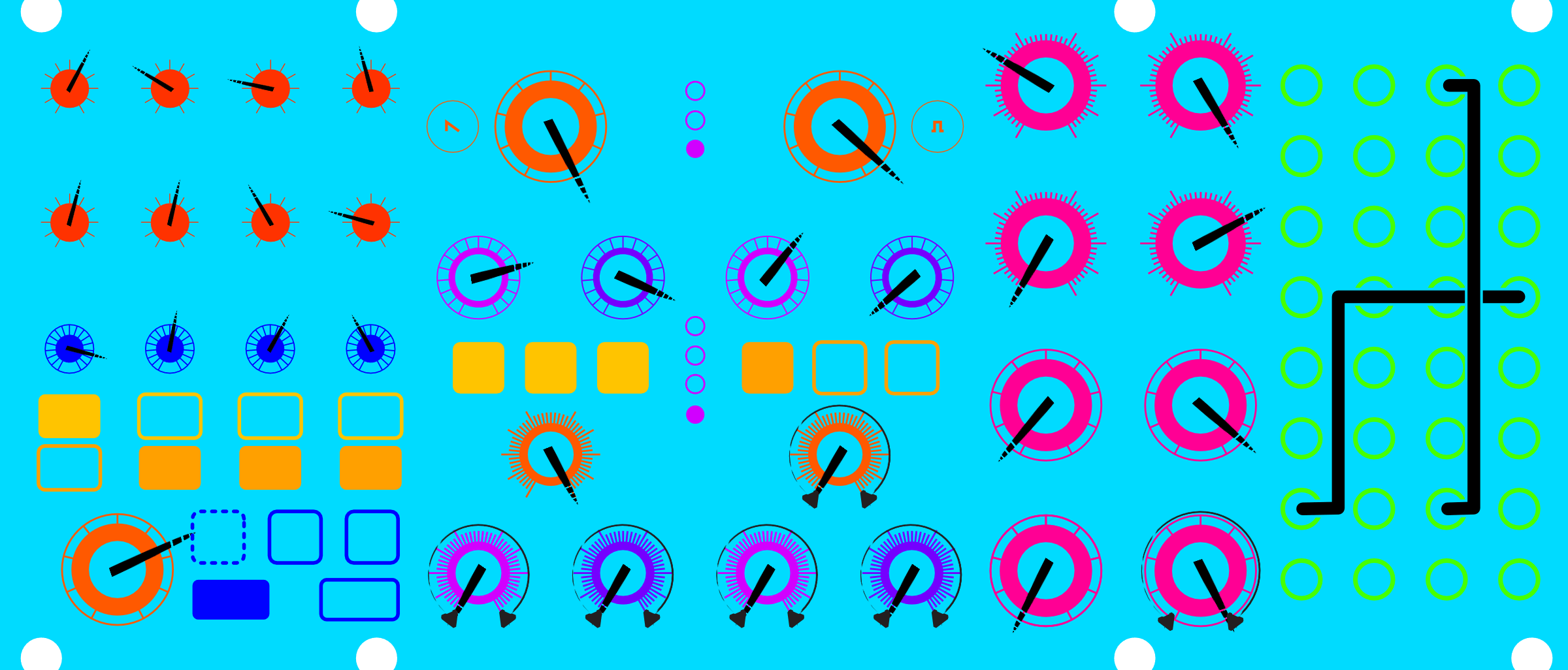 Star-Gate patch diagram for Moog Subharmonicon