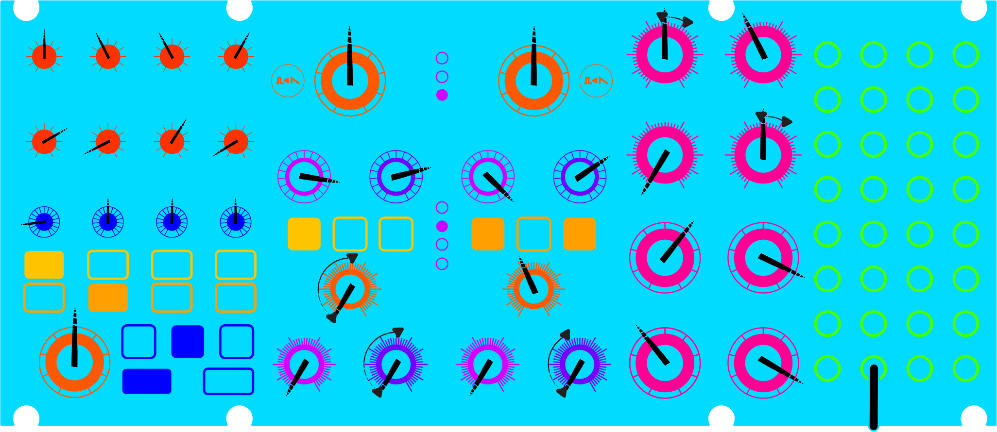 The Investigation patch diagram for Moog Subharmonicon